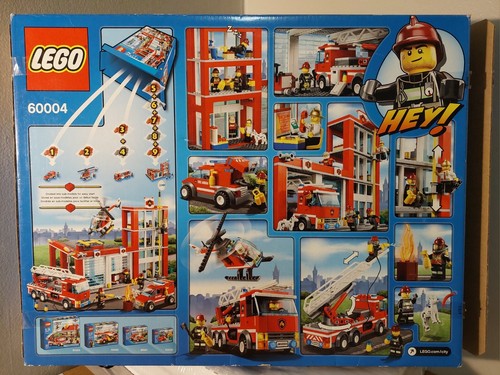 FIRE STATION & 3Vehicles LEGO CITY Set #60004 100% COMPLETE + ALL 5 Instructions - Picture 17 of 23