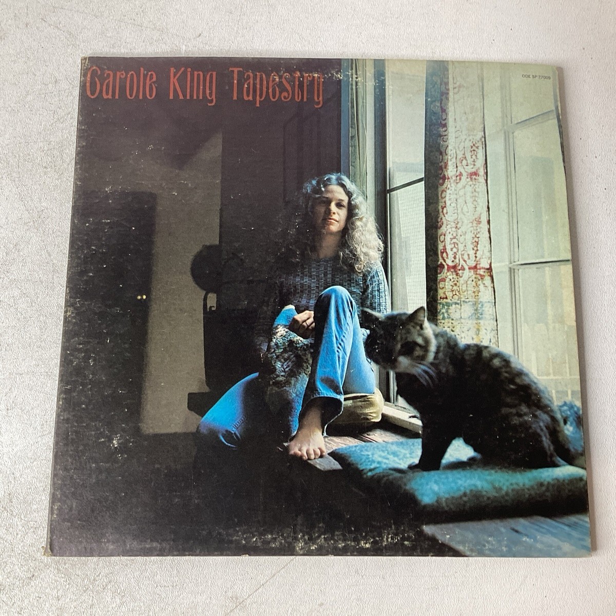 CAROLE KING LP Tapestry 1st Press 1971 Ode Records ODE SP 7709 VG