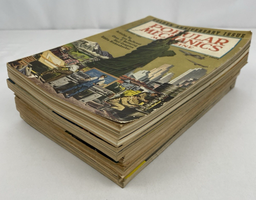 Vtg. Popular Mechanics Lot (1952–1959) – 6 Issues DIY Science Golden Anniv. - Picture 13 of 13