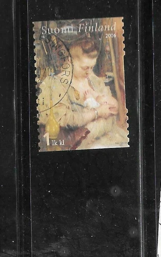 FINLAND SC#1259a  2006 POSTALLY USED MADONNA COMMEMORATIVE STAMP