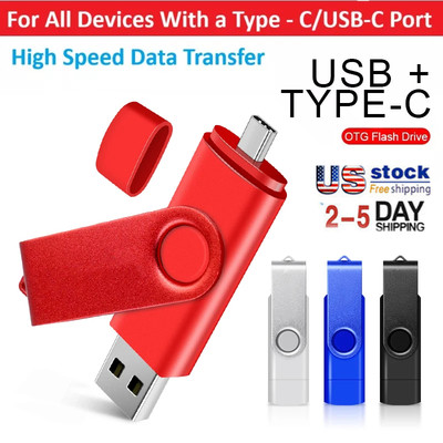 USB Memory Stick TYPEC 2 in 1 Photostick Flash Pen Drive Phone/Laptop/PC/Mac