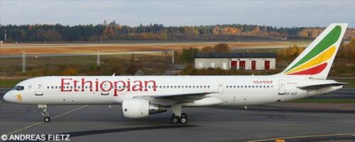 V1 Decals Boeing 757-200 Ethiopian Airlines for 1/144 Minicraft Model Kit - Foto 2 di 8