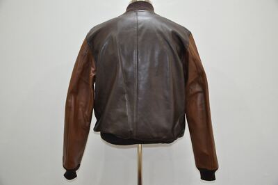Ralph Lauren RRL Meyers Wool Lined A-1 Two Tone Flight Bomber 