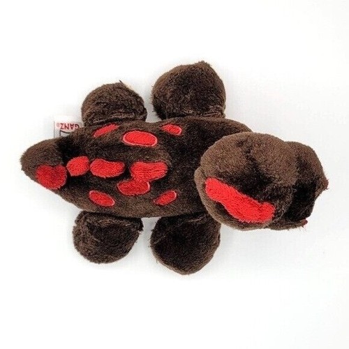 Webkinz Cocoa Dinosaur Plush Brown Red 9" Soft Stuffed Animal Spikes & Dots - Picture 6 of 10