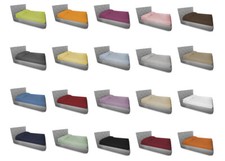 Set Completo Lenzuola In Tinta Unita Puro Cotone Made In Italy