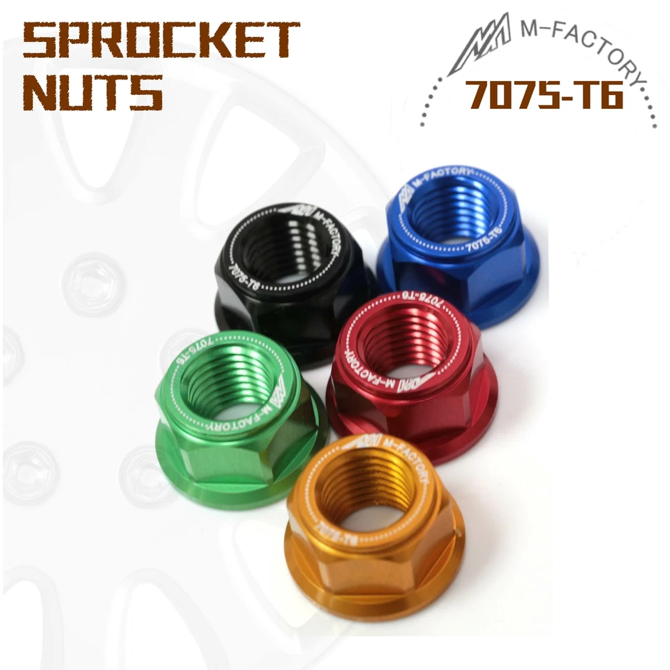 Tuercas de piñón traseras CNC Racing para Honda CBR600RR CBR929RR CBR1000RR Foto 2 de 4