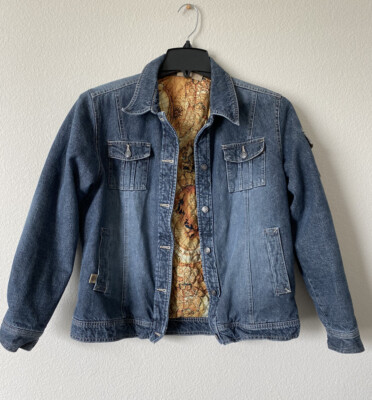 RuffHewn denim jacket  wellworn  style ruff times call dor ruff measures large