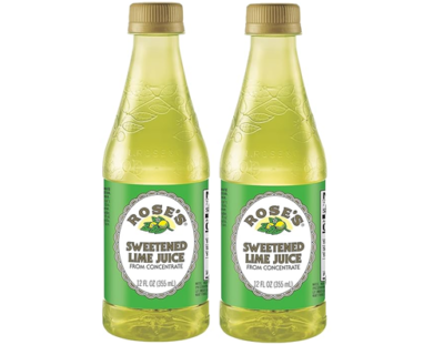 Rose's Sweetened Lime Juice Drink Mixer (Pack of 2) 12 ounce