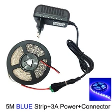 5050 RGB LED Strip DC 12V 5M 300LED RGBW/WW LED Light Strip with 3A Power+Remote