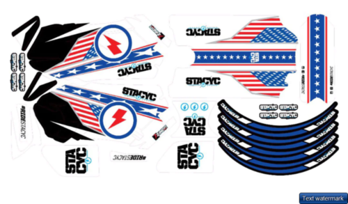 STACYC GRAPHICS KIT DARE DEVIL STC-1199 - Picture 1 of 1