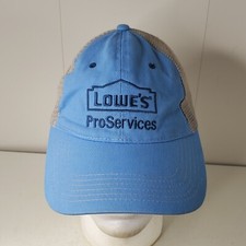 Lowes Pro Services Embroidered Logo Trucker Hat Baseball Cap Logo Contractor