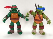 Talking Teenage Mutant Ninja Turtles - Leonardo & Raphael - 6" - 2012 - Viacom