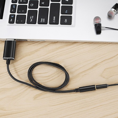 USB Auf 3 5 Mm Klinkenstecker Audioadapter Externer USB-Soundkarten-Stereo- NTS - Afbeelding 7 van 7