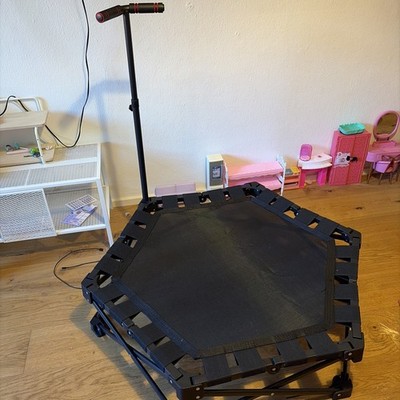 Fitness Trampolin klappbar Mini Trampoline Tragfähigkeit 150 KG 3 verstellbare