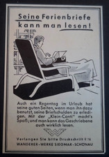 5. Wanderer Werke Siegmar Schönau bei Chemnitz Werbeanzeige Werbung 1938