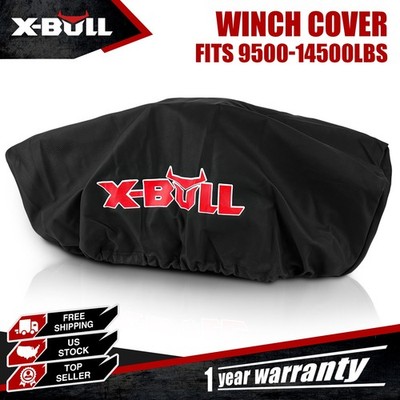 X-BULL Winch Cover Waterproof Soft Dust Neoprene Fits 9500-14500 lb Standard