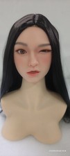 Realistic Sex Doll Head Masturbator Flexible Eyes Mobile Jaw ROS Heads for Men