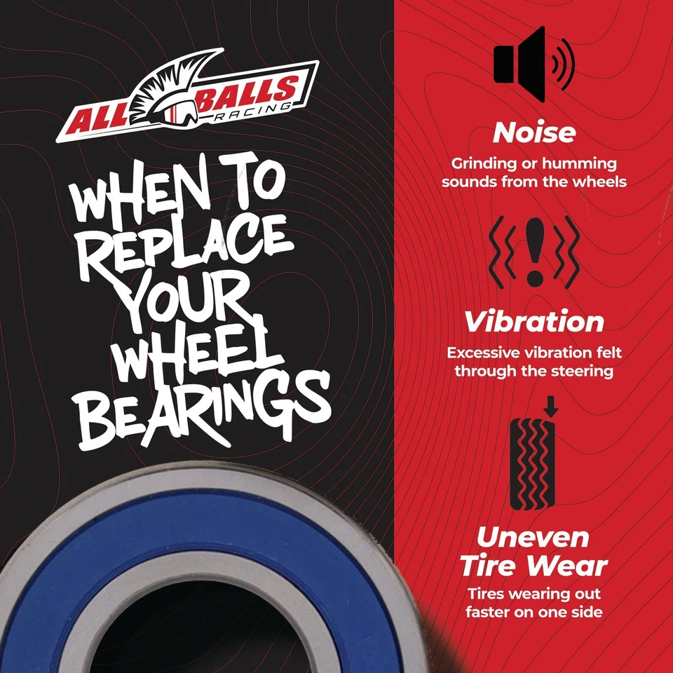 Nuevo kit de rodamientos de rueda de carreras All Balls 25-1703 para Yamaha FZ07 15 16 17 Foto 3 de 4