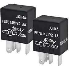 Pack of 2, 10A/20A 12VDC 5Pins Automotive Relay - OEM Repla Number of Items: 2