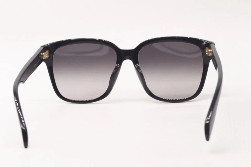 NUEVAS GAFAS DE SOL ALEXANDER MCQUEEN AM0331SK NEGRAS DEGRADADAS AUTÉNTICAS 56-17 Foto 4 de 4