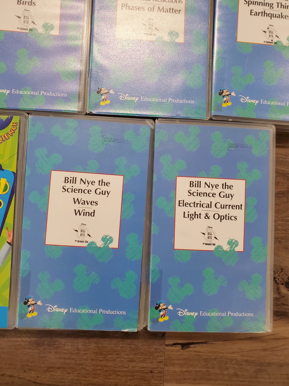 Very Rare Vintage Bill Nye The Science Guy VHS Tape Lot Of 24 - Lot 2