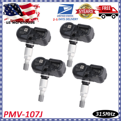 #ad 4pcs Tire Pressure Sensor TPMS NEW PMV 107J 42607 33021 For Toyota Lexus Scion $26.49