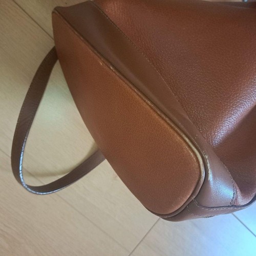 Burberry Shoulder Bag Leather Nova Check Drawstring Unisex Excellent - Picture 6 of 11