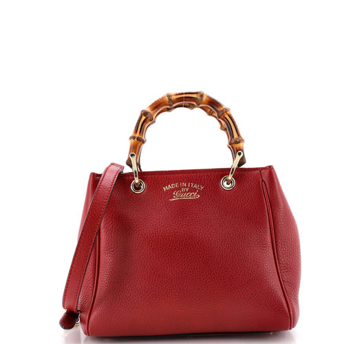 Gucci Bamboo Shopper Tote Leather Mini