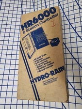 Hardie HR 6100 Hydro Rain 6-Zone Irrigation Sprinkler Controller w/ power supply