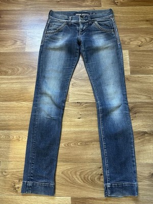 Miss Sixty Binky Vintage Low Skinny Jeans Medium Wash Blue Denim W26 Size 28