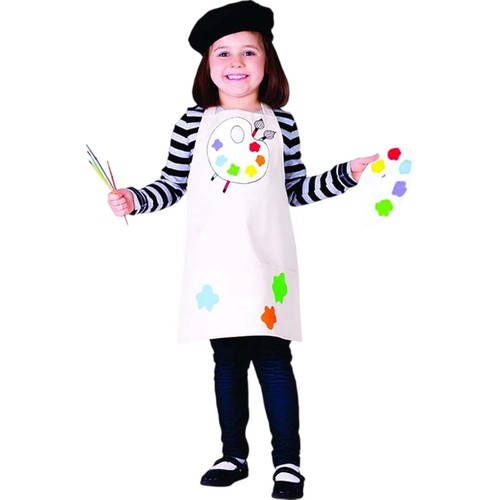 Kids Artist Costume Set Girls Role Play Dress Up Outfit For Halloween Party - Bild 2 von 8