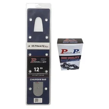 12In Bar and 1 Chain 3/8LP .050 44DL For Greenworks 12A Electric 20022, 20232