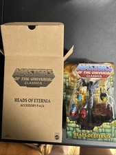 New   Box MOTUC Masters Of The Universe Classics Heads Of Eternia Accessory Pack