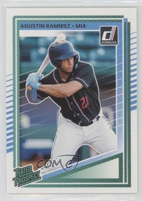 2025 Panini Donruss Rated Prospects Agustin Ramirez #113 Rookie RC 1r17