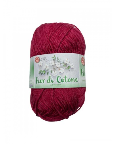 Cotone Filo Uncinetto Fior Di Cotone Gomitolo 50 Gr 125 Mt 0360 - Imagen 10 de 97