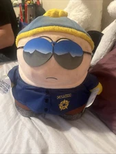 Rare Vintage 1998 South Park Comedy Central Cartman Cop Plush Limited Edition