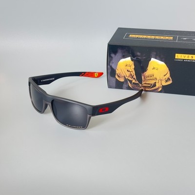Oakley TwoFace OO9189 Ferrari Polarized Sunglasses Matte Black Black Lens
