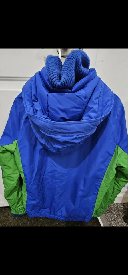 Chaqueta para mujer Abercrombie & Fitch grande azul verde para todas las estaciones Weather Warrior Foto 3 de 4