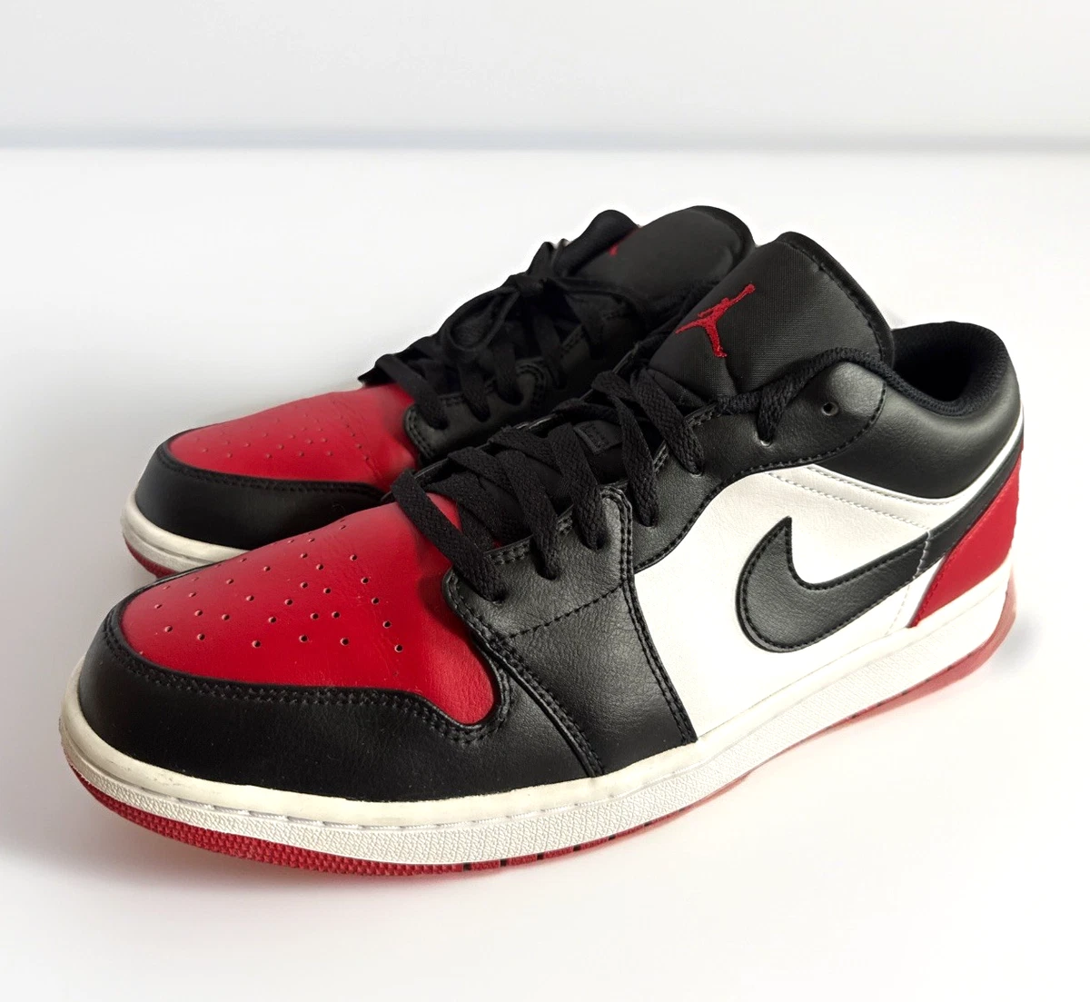 Jordan 1 Low Bred Toe 2.0 for Sale | Authenticity Guaranteed | eBay