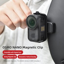 360 Rotatable Magnetic Clip for DJI Osmo Nano Camera Mount Backpack Hat Clip