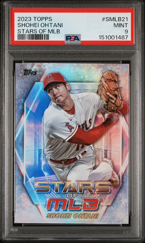 2023 Topps Shohei Ohtani Stars Of MLB #SMLB21 PSA 9 Los Angeles Dodgers Angels