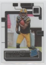 2022 Panini Clearly Donruss Rated Rookie Romeo Doubs #85 0ym4