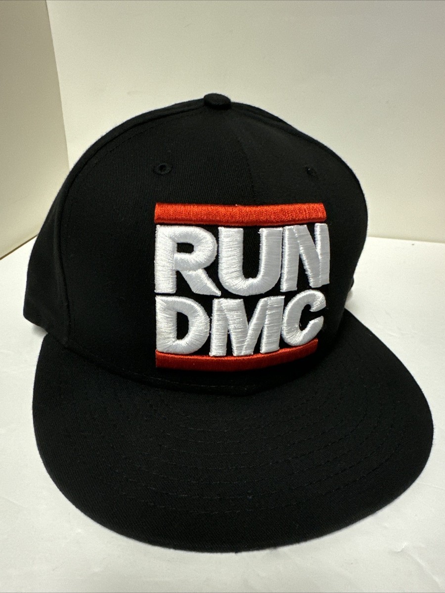 Rare RUN DMC Band Logo Snapback Baseball Cap - New Era 9fifty Snap