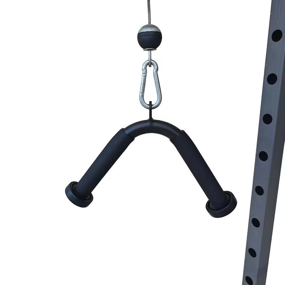 Tricep Press Down Bar Ergonomic Accessories Weight Workout Seated Row Handle - Image 4 of 4