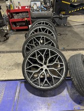 VOSSEN HF-2 ALLOY WHEELS 22" GENUINE IMMACULATE 5x112 10.5j