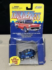 Johnny Lightning ThunderJets Baja Bug Blue HO Slot Car Body Pullback