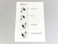 n9959 THORENS TD321MKII TD320MKII record player instruction manual arm assembly