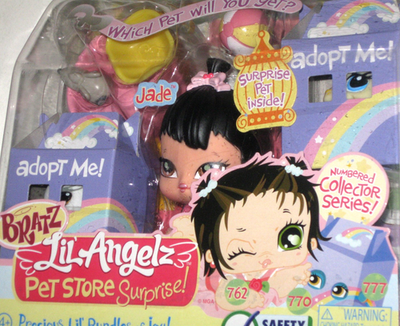 Bratz Lil Angelz Baby JADE Doll #762 Adopt Me Pet Store 2 Surprise