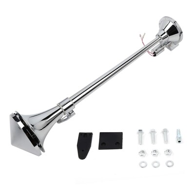 YIYIDA Car Horn Trompette de camion argent 165db Klaxon de