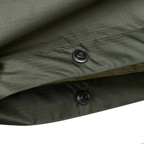 Waterproof Poncho Helikon Tex Hooded Raincoat Camo Tarp Tactical Woodland Army - Picture 61 of 84